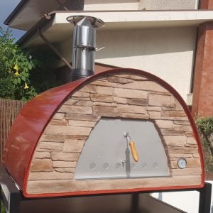 image of the maximus prime arena oven in red