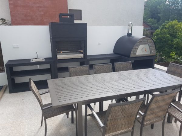 image of barbecue moderne with maximus oven