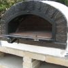 wood burning fired pizza oven