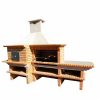 handmade barbecue and oven