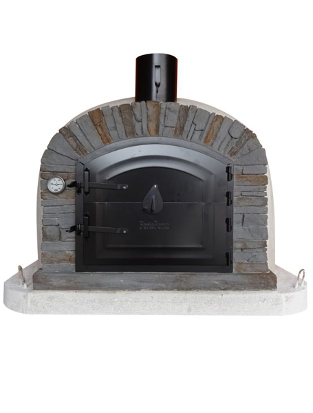 image of wood-fired-outside-oven-ventura-black-100-cm